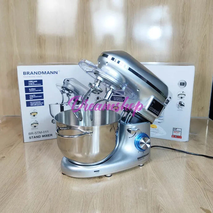 ⁦Brandmann Style Germany Robot Pétrin Multifonction 6.2L double crochet 1900W⁩ - الصورة ⁦8⁩