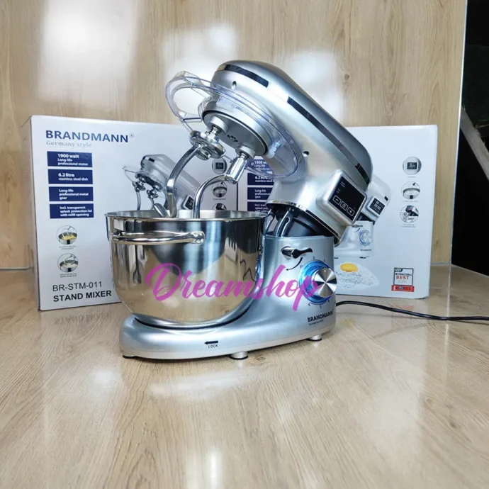⁦Brandmann Style Germany Robot Pétrin Multifonction 6.2L double crochet 1900W⁩ - الصورة ⁦5⁩