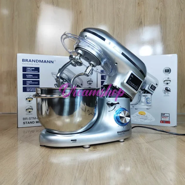 Brandmann Style Germany Robot Pétrin Multifonction 6.2L double crochet 1900W