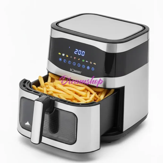 ⁦Friteuse sans Huile Bomann 9L - 10 programmes-Ecran tactile LED 1800W Germany⁩ - الصورة ⁦2⁩