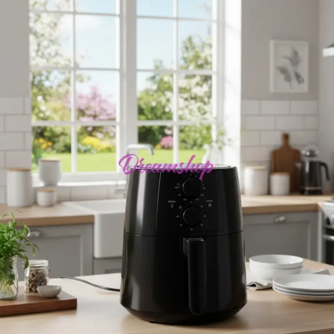 ⁦Friteuse sans huile, airfryer cuve amovible 1500W 5.5L LUXELL LXFC-5130⁩ - الصورة ⁦4⁩