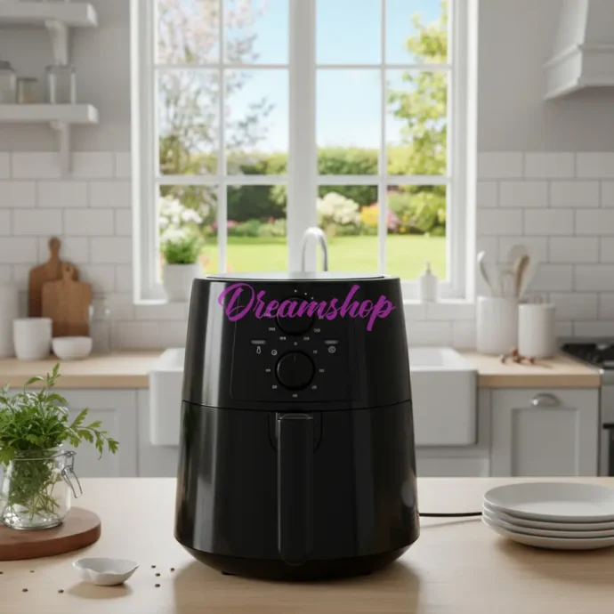 ⁦Friteuse sans huile, airfryer cuve amovible 1500W 5.5L LUXELL LXFC-5130⁩ - الصورة ⁦3⁩