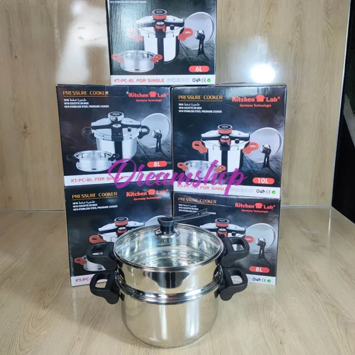 ⁦Cocotte Minute CLIPSO KitchenLab Technologie Germany 10/8/6 Litres 5 Pièces⁩ - الصورة ⁦5⁩