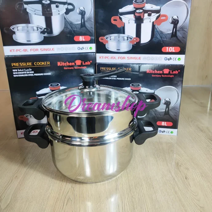 ⁦Cocotte Minute CLIPSO KitchenLab Technologie Germany 10/8/6 Litres 5 Pièces⁩ - الصورة ⁦4⁩