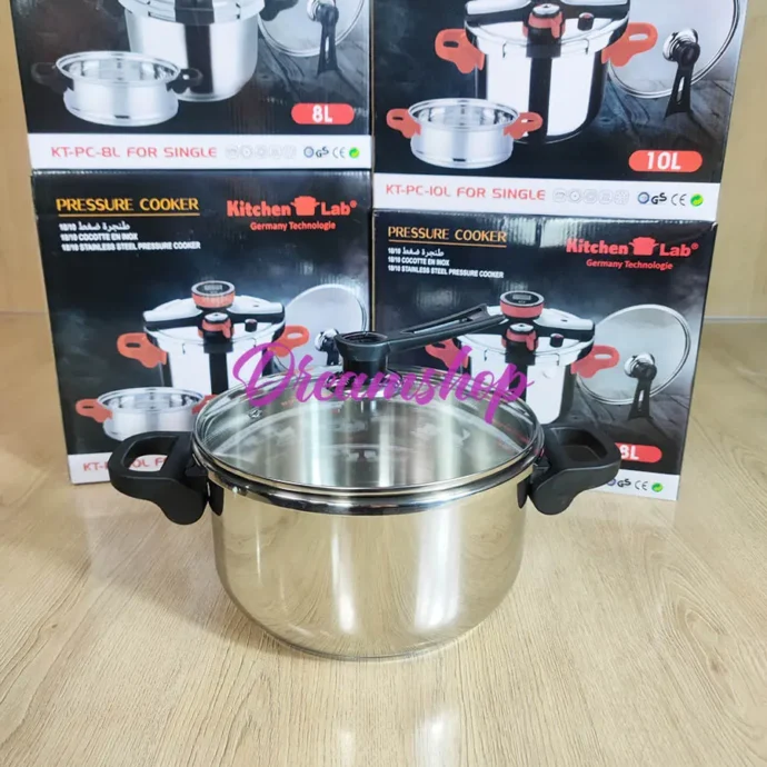 ⁦Cocotte Minute CLIPSO KitchenLab Technologie Germany 10/8/6 Litres 5 Pièces⁩ - الصورة ⁦3⁩