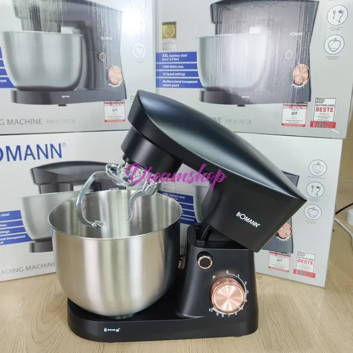 ⁦Bomann Germany Robot Pétrin Multifonction 6L Double Crochet 1500W⁩ - الصورة ⁦8⁩