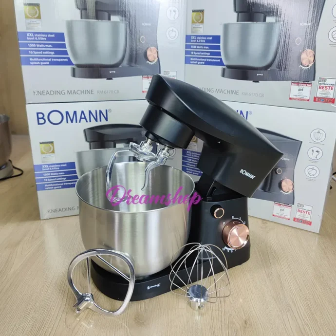 ⁦Bomann Germany Robot Pétrin Multifonction 6L Double Crochet 1500W⁩ - الصورة ⁦7⁩
