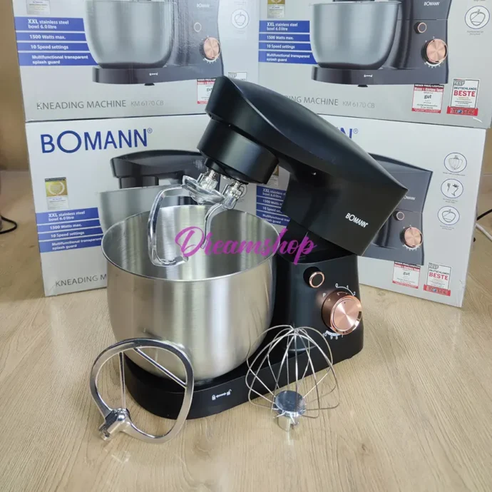 ⁦Bomann Germany Robot Pétrin Multifonction 6L Double Crochet 1500W⁩ - الصورة ⁦5⁩