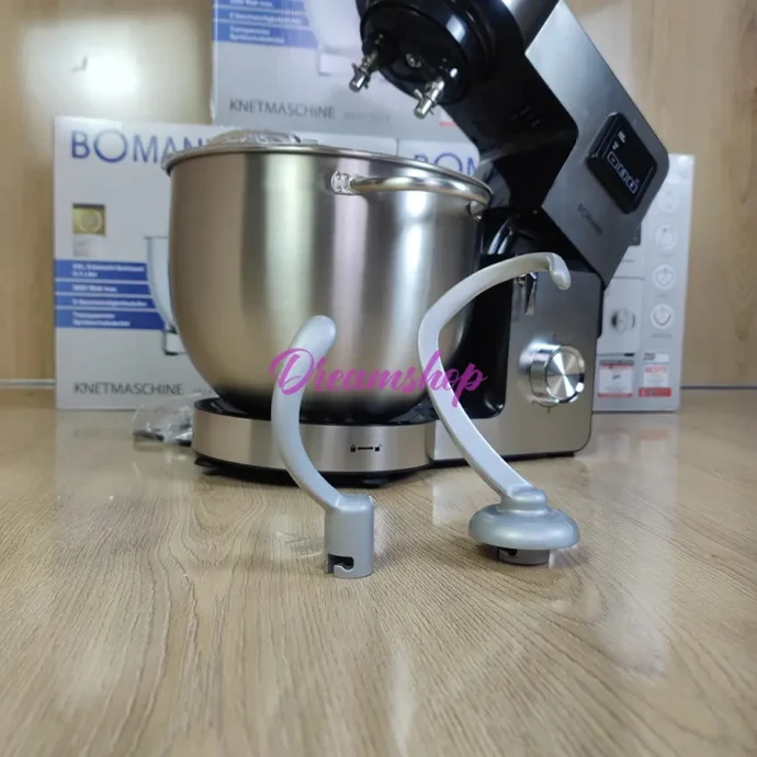 ⁦Bomann Germany Robot Pétrin Multifonction 8.3L Inox Double Crochet 2000Wv⁩ - الصورة ⁦9⁩