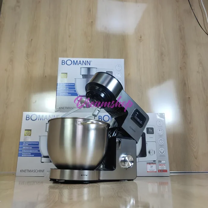 ⁦Bomann Germany Robot Pétrin Multifonction 8.3L Inox Double Crochet 2000Wv⁩ - الصورة ⁦7⁩