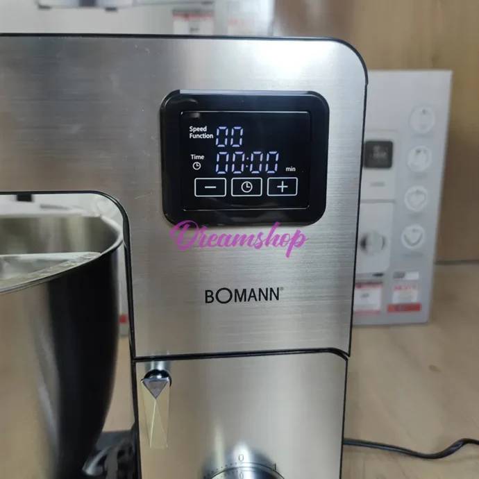 ⁦Bomann Germany Robot Pétrin Multifonction 8.3L Inox Double Crochet 2000Wv⁩ - الصورة ⁦4⁩