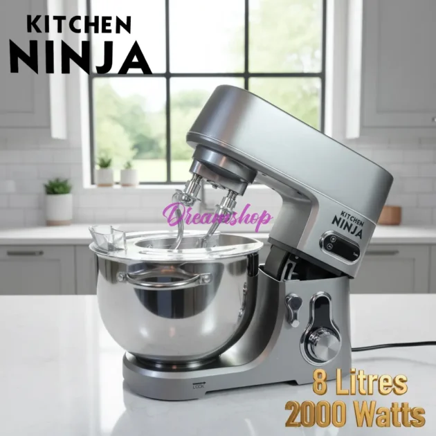 kitchen ninja Robot Pétrin Multifonction 8L Double Crochet 2000W