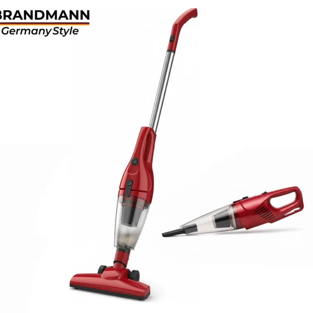 BRANDMANN Aspirateur Balai & À Main Sans Sac 2en1 Multi-Cyclonique 600W