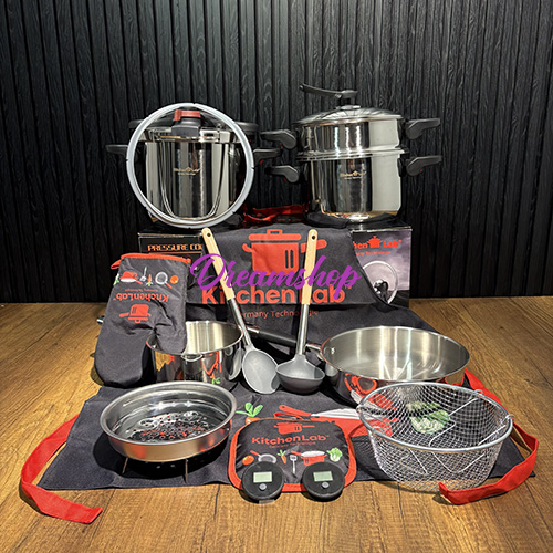 Cocotte Minute CLIPSO KitchenLab Technologie Germany 18/10 7+5 Litre Pack De Cocotte 16 Pcs - الصورة 10