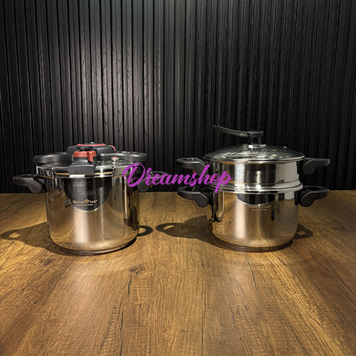 Cocotte Minute CLIPSO KitchenLab Technologie Germany 18/10 7+5 Litre Pack De Cocotte 16 Pcs - الصورة 8