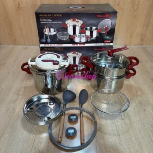 Cocotte Minute CLIPSO KitchenLab Technologie Germany 18/10 7+5 Litre 11 piece