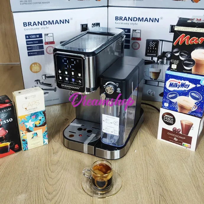 ⁦Machine à Café Expresso Brandmann 20 Bar - 6 En 1⁩ - الصورة ⁦2⁩