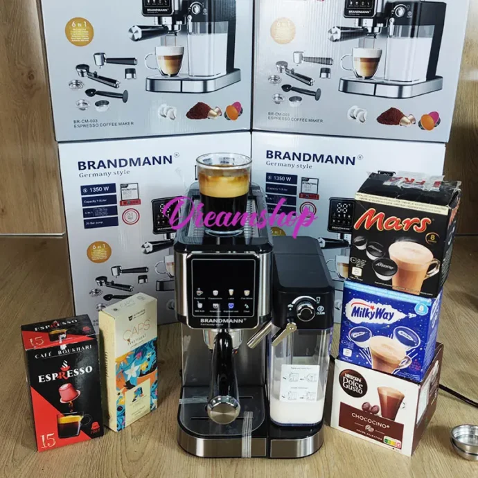 ⁦Machine à Café Expresso Brandmann 20 Bar - 6 En 1⁩ - الصورة ⁦4⁩